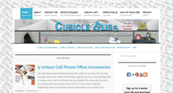 Desktop Screenshot of cubiclebliss.com