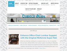 Tablet Screenshot of cubiclebliss.com